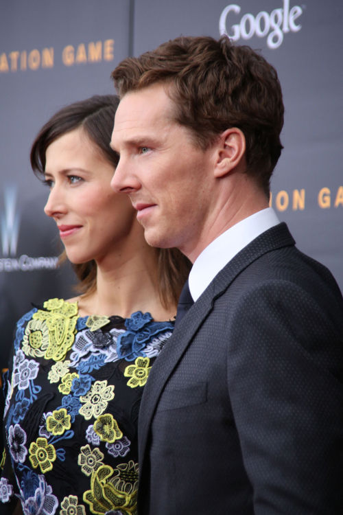 Benedict Cumberbatch and Sophie Hunter at “The Imitation Game” New York Premiere, Nov 17