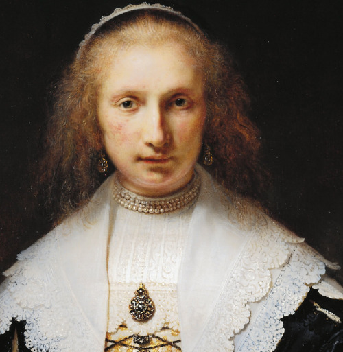 Rembrandt, Portrait of Agatha Bas (1611-1658) (1641)
