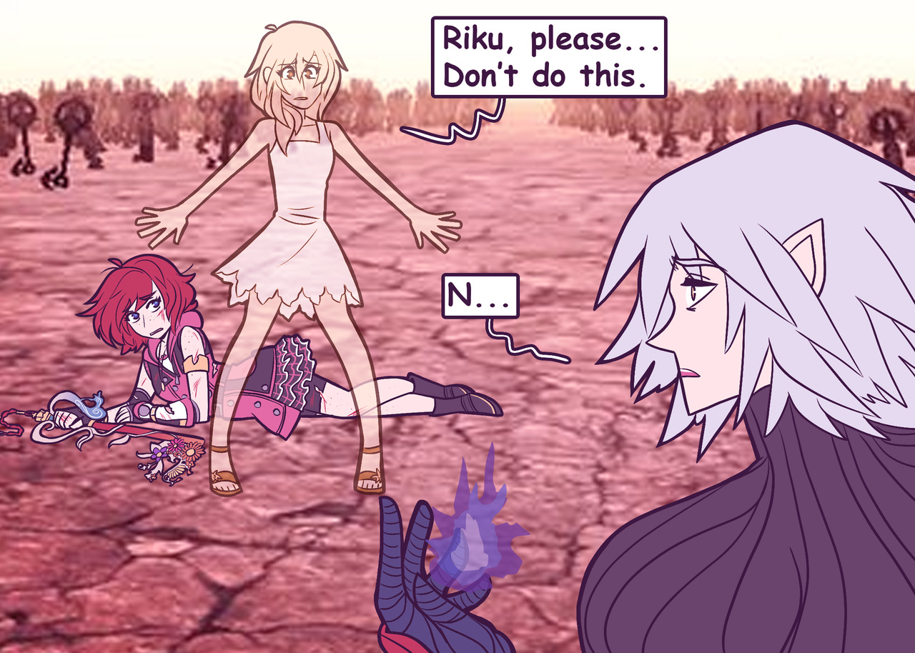 destiny-islanders:    A Riku vs. Repliku showdown would be pretty awesome, but what