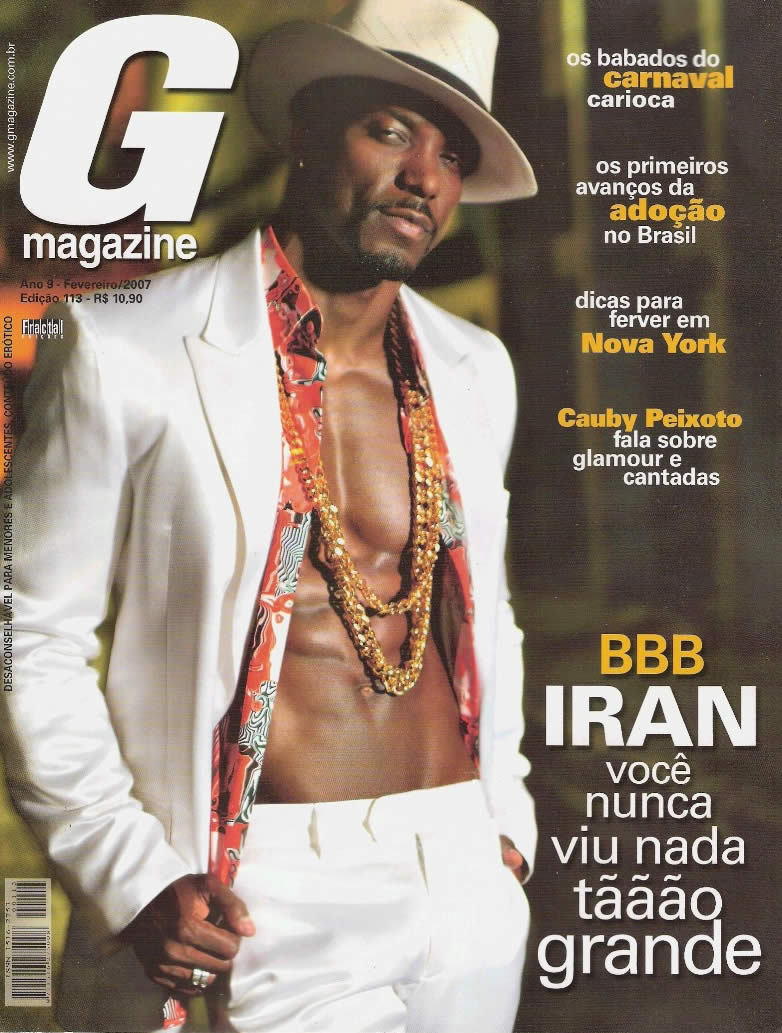 kelvinatorx:  Iran Gomes cover of g magazine. 