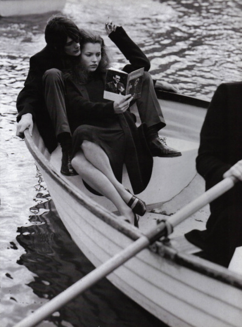 puppetwithapistol:  Kate Moss in “A Life In The Theatre” by Bruce Weber for Vogue Italia, October 1996.