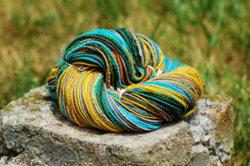 fatbottompurls:New yarn in the shop! I’m calling it Sunrise, after the Monet painting at the bottom.