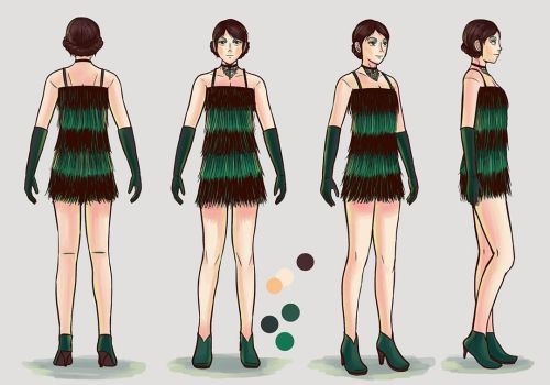 Character design for class ----#characterdesign #characterart #1920sfashion #1920s #1920sstyle #roar