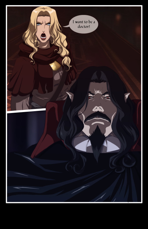 amintiriart:Prologue to the castlevania comic I am making.My take on how Vlad and Lisa met and snipp