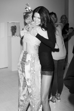 kendall-kyliee:  September 10th, 2014 - Kendall Attending Miley Cyrus’ “Dirty Hippie” Art Show at V Magazine in NYC (Part 3)