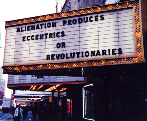 gowns: selection of jenny holzer’s marquees (1993) (x)