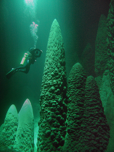 Exploring Abismo Anhumas in Mato Grosso do Sul, Brazil (by Rodrigo, Marina e Felipe).