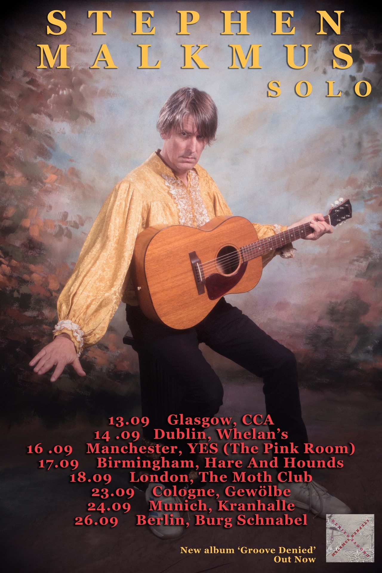 matadorrecords:
“Stephen Malkmus has announced a run of solo shows for Europe this September. Tickets go on sale at 09:00 GMT this Friday
”
Yeah