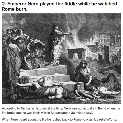 buzzfeed:  Common Historical Misconceptions  I just don’t know what to believe anymore.  