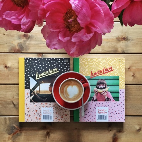 Good morning Wednesday! Hello Lunch Lady – Issue 1 and 2. It’s a quarterly magazine about food + fam