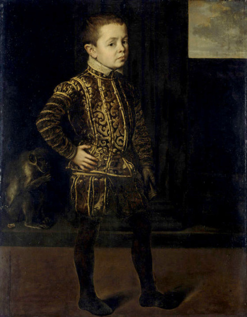 ab. 1548 Antonis Mor - Portrait of a noble boy(Gemäldegalerie Alte Meister, Kassel)