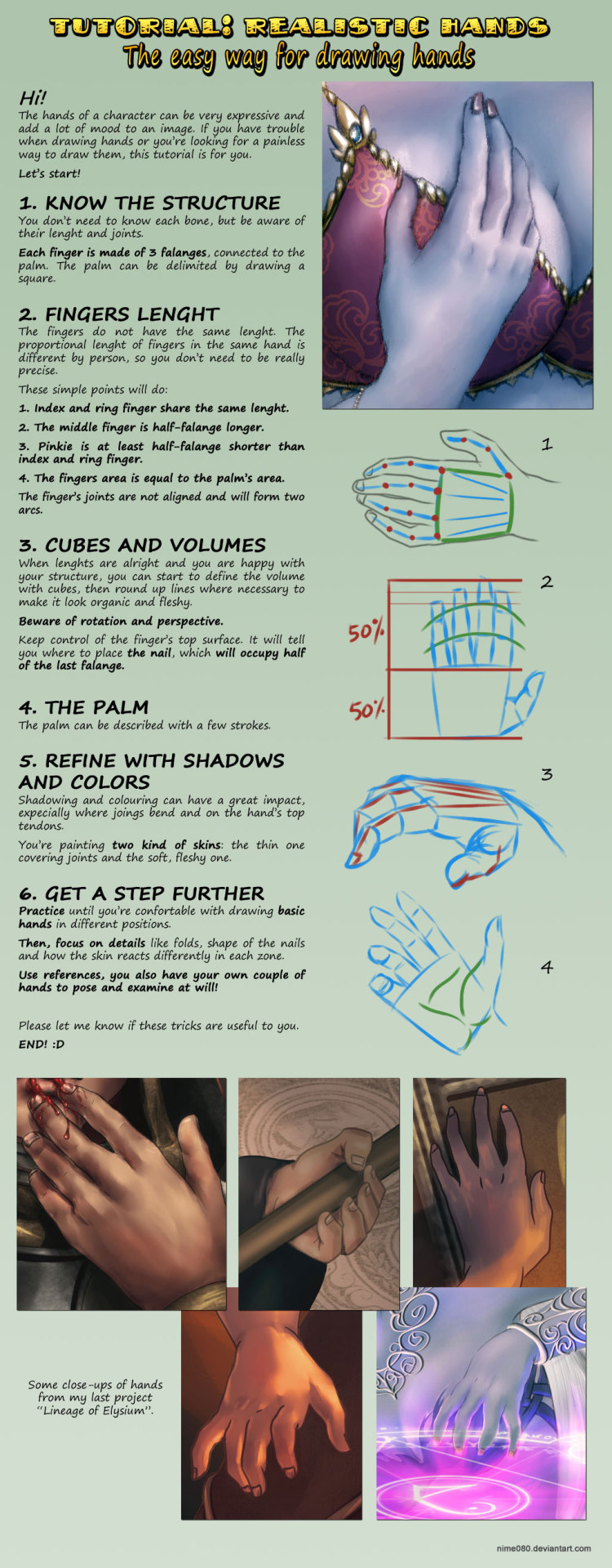 How To Art Tutorial Easy Way To Draw Realistic Hands By