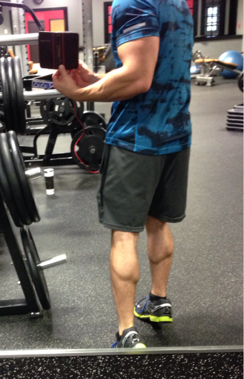 sculpt-your-body:  For those people who commented on my photo and said I skip leg day, here is a picture of my calves. They may not be the size of my arms yet, but I’m working on getting them bigger. So in the mean time, hate all you want. I’m getting