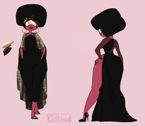 giftieart:  Garnet is a babe and no one can convince me otherwise. Bit of a sketch dump of Garnet in Estelle’s(her voice actress) outfits!  < |D’“’