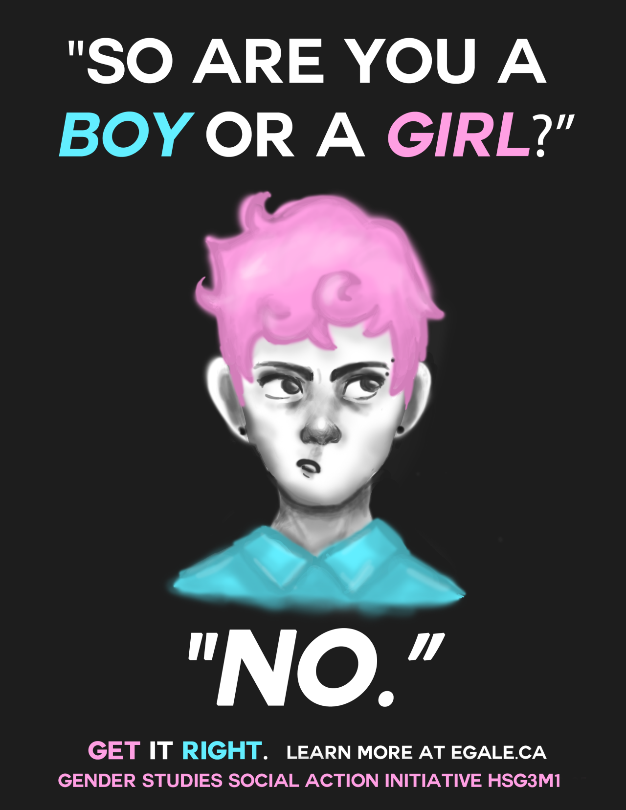 rocketshipdebri:  here are some Transgender Awareness posters I did for my gender