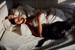 1030-42929:  Siobhan Sleeping With A Cat, 1993Nan Goldin