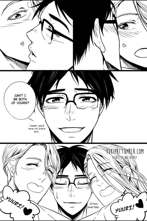 yukipri:  The only one who can win against me is me!: Victor’s B-Day SpecialAn almost 2-month late update to: Parts 1-5 of this Young!Victor -> Yuuri <- older!Victor comic series.Happy Birthday, (both!) Victors! <3 May your days be filled with