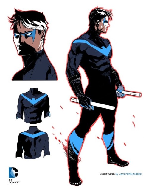 bvswonderwoman:Nightwing in Rebirth! Back to blue x