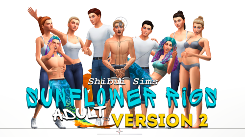 Shibui Sims: Sunflower Rigs Version 2 Do you find pose making difficult or time consuming? Do you wi