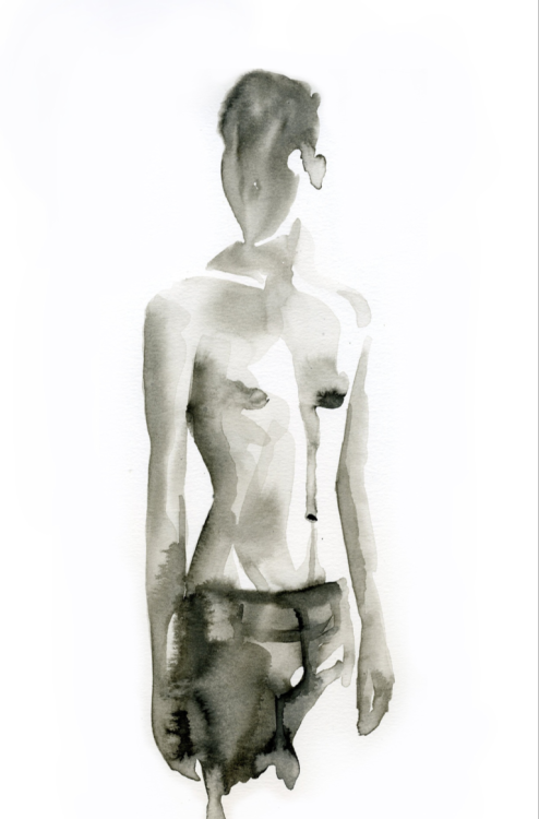 balcombe:  ‘Louis’ watercolour on paper 