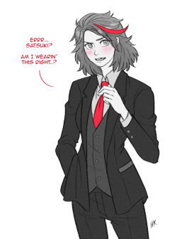 herokick:  Suit!Ryuko has been Kiryuin Approved~ *:･ﾟ✧   &lt;3 &lt;3 &lt;3