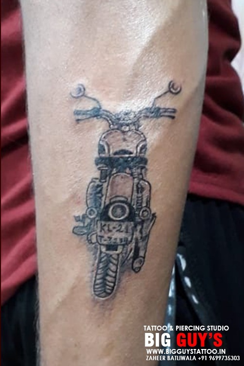 Share 86+ about royal enfield bullet tattoo super cool .vn