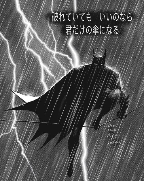 #batober Day 5: Umbrella Words by @kazuyoshisaito_official  After @frankmiller_official and @real_gr