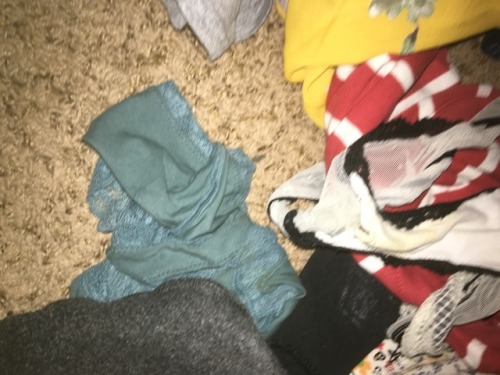 wornandused:  8/7 raid. Soooo many worn dirty panties