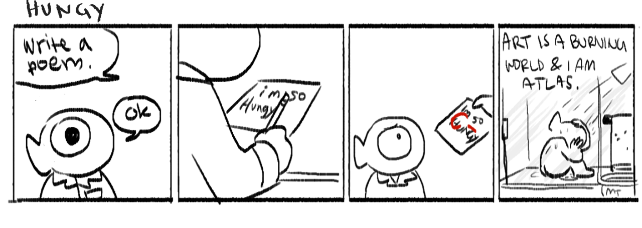 tangarang:  some adventures of me in creative writing class! 
