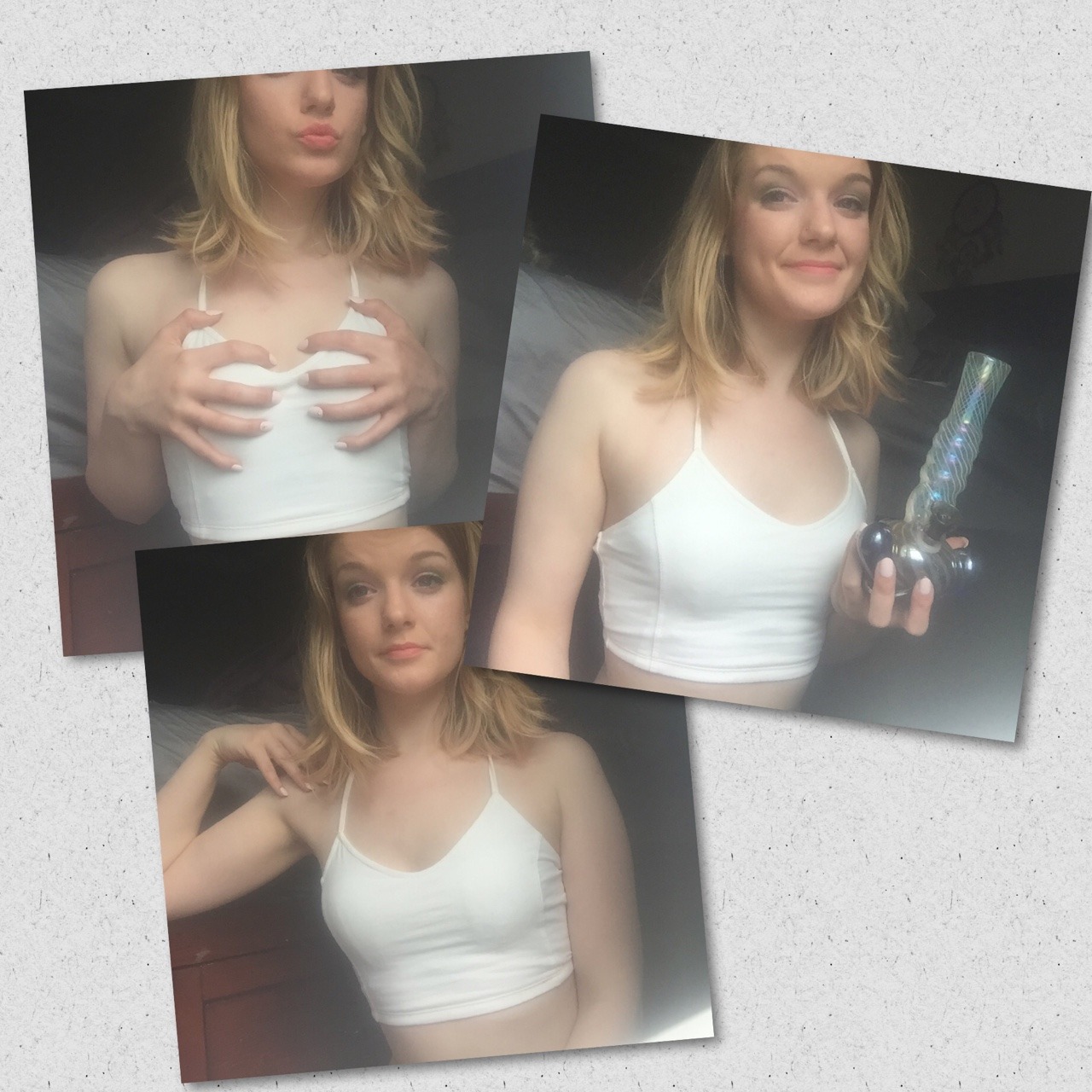 blondebunnybitch:  Couple pics from a great smoke 🌬