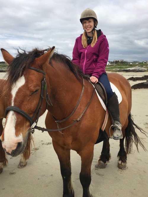 Yesterday I explored the Cleggan area of Connemara in a different way – by horseback. And let’s just