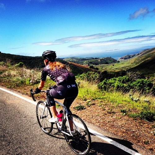 facciamotrentuno: Lady biker skv11000:  at Marin Headlands