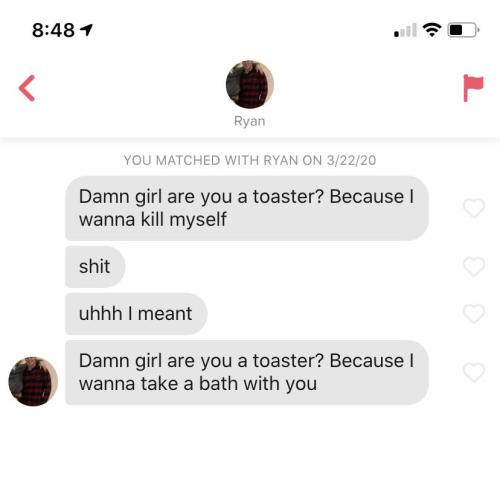 tinderpodcast:At least he tried to get the line right ‍♀️ a lot simpler would be “hey