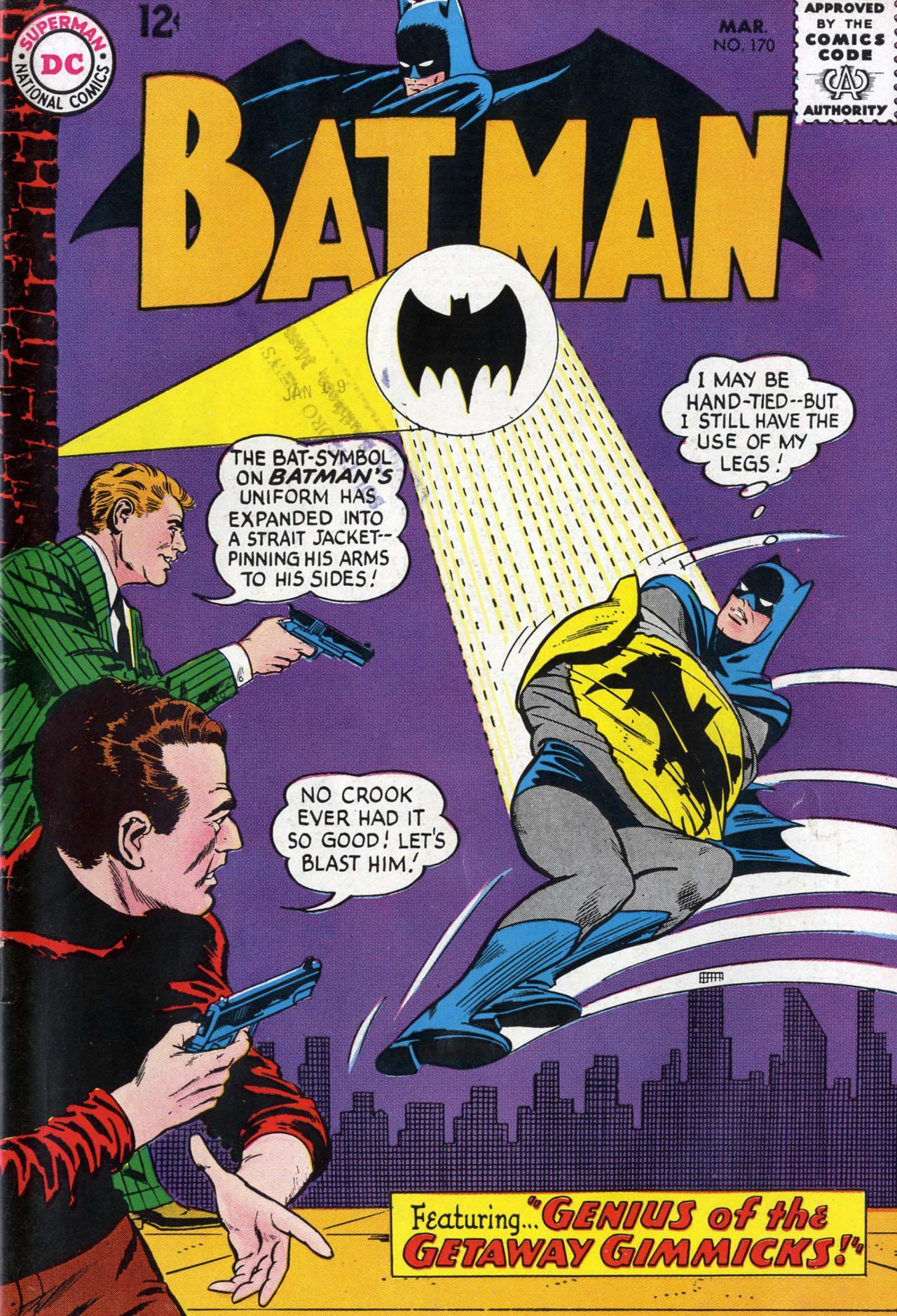 markrosehfx:  Batman #170 cover by Carmine Infantino. March 1965.