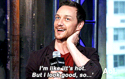 mcavoys:  James McAvoy during ‘X-Men: Apocalypse’ promo tour. 