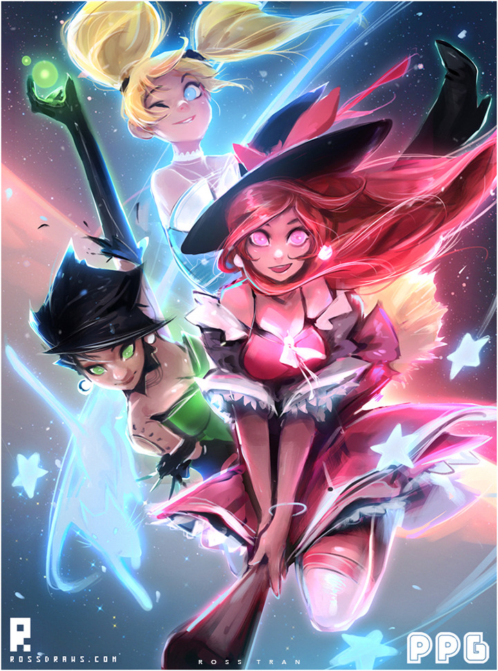 rossdraws:Here’s the final piece from the episode drawing the PowerPuff Girls as