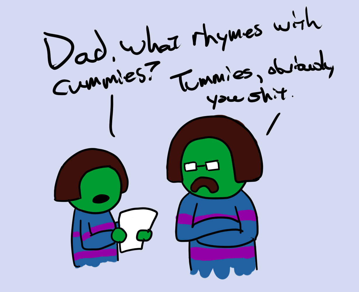 Some random shit drawn for weirdos in the /utg/ IRC like @frickanon.