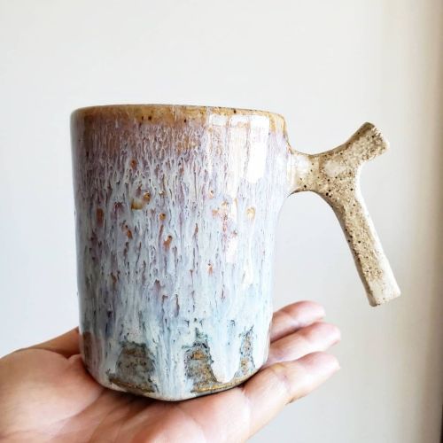 New ceramics from the kiln! These are my first handled mugs and I decided to make a few with more un