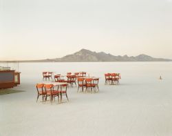 Ce-Sac-Contient: Richard Misrach - Desert Canto Xv: The Salt Flats, Outdoor Dining,Bonneville,