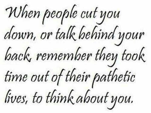so pay no attention to the naysayers dont listen to them listen to your head. dont listen to anything they say dont listen