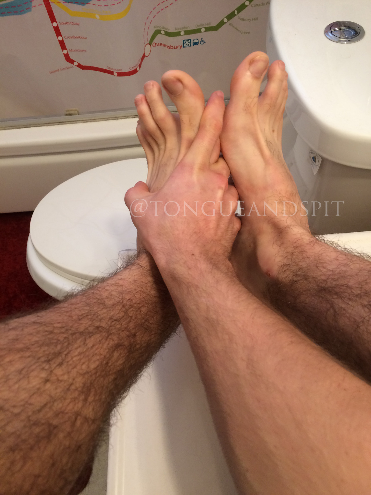 My friend Logan showing his feet. CLICK HERE FOR THE VIDEO