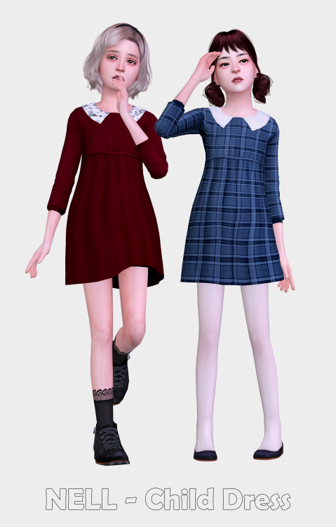 Child Dress- hq compatible- bgc- new mesh (ea’s meshes edit) - 15 swatches - specular (empty), norma