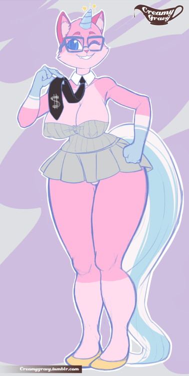 scaitblue-nsfw:creamygravy:A while ago i wanted to draw her, unkitty (from The Lego movie) a quick and simple sketch. Also im doing comissions ;DClick “HERE” for more information  cutest pinky kitty :3 meow  < |D’‘‘‘‘