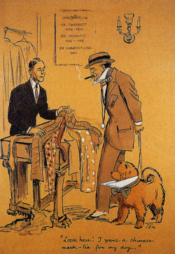   Charvet - cartoon from the 1920s  