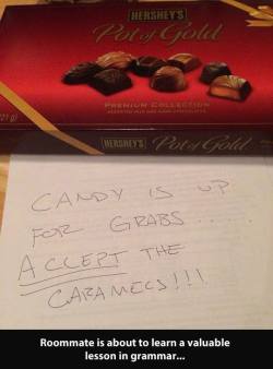 Caramels happily accepted