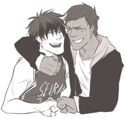 istehlurvz:  spits blood over chapter 269 now all I want is for Seirin to win and for these fuckers to fist bump, become friends, get married, and have a shit ton of adopted babies. 