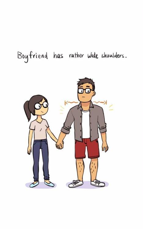 bonniepangart - Wide ShouldersBoyfriend’s shoulders are...