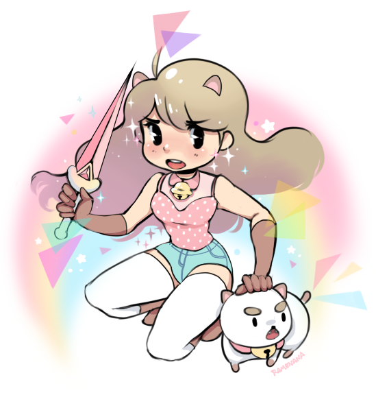 ramenana:  Another bee and puppycat illustration yaaaaa 