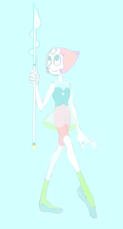 peachy-kun:  Whoops I should be asleep by nowStarted watching Steven Universe with Jena’s nudging, and ow, feels. So I doodled Pearl, because I have feels for her.Also sorry for being so dead lately, work is busy :(