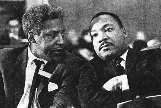 gaypriori: punk-memelord-enthusiast:  skeletonmug:  dicksandwhiches:  Bayard Rustin was an openly gay Black man who was Martin Luther King’s right hand man. He planned the Million Man March and was subject to scrutiny for his sexuality and deemed a